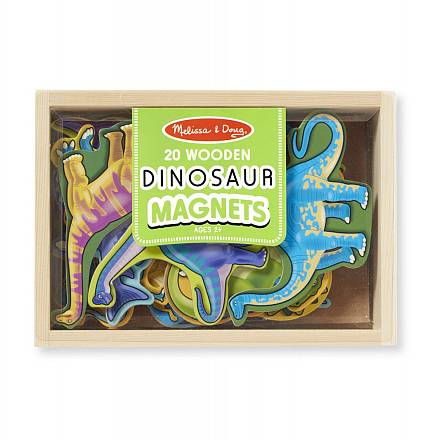 Деревянные магнитные динозавры из серии Магнитные игры 